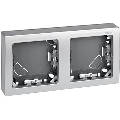 Simon 73620-63 Panel ścienny - Pokrywa włącznika - Aluminium Simon 73620-63 Panel ścienny - Pokrywa włącznika - Aluminium