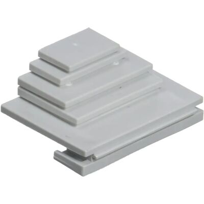 Simon 4400995-035 Adapter - Serie Simon 44 Aqua - Grijs Simon 4400995-035 Adapter - Serie Simon 44 Aqua - Grijs