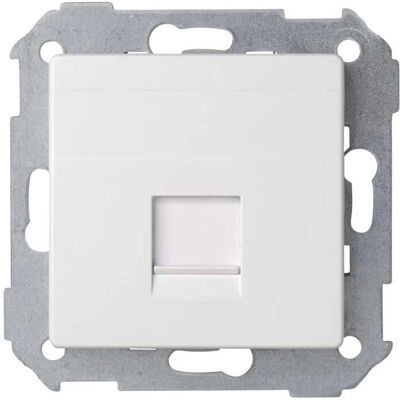 Simon 82005-30 Wandplatte - RJ45 Daten/Sprachabdeckung Simon 82005-30 Wandplatte - RJ45 Daten/Sprachabdeckung