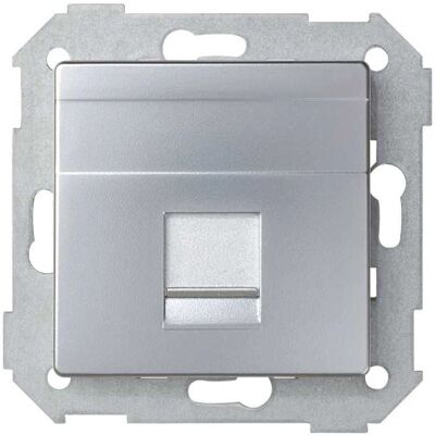 Placa de voz y datos de aluminio Simon 82005-33 - Montaje en pared Placa de voz y datos de aluminio Simon 82005-33 - Montaje en pared