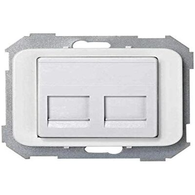 Simon 75589-60 Placa de Pared - Voz/Datos - Serie 75 Simon 75589-60 Placa de Pared - Voz/Datos - Serie 75