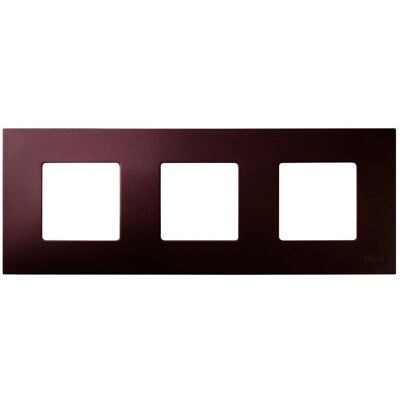 Simon Aubergine Wandplaat - 3 Elementen - Artic Serie Simon Aubergine Wandplaat - 3 Elementen - Artic Serie