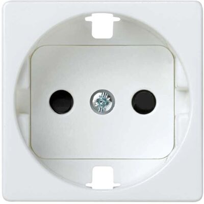 Tapa de pared blanca Simon 2700041-060 - Tapa para base de enchufe Schuko Tapa de pared blanca Simon 2700041-060 - Tapa para base de enchufe Schuko
