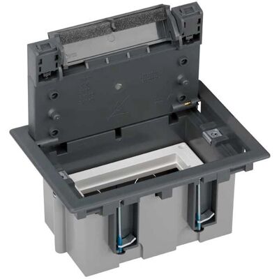 Caja eléctrica Simon 52050001-035 - Ajustable, Sin halógenos, para suelo Caja eléctrica Simon 52050001-035 - Ajustable, Sin halógenos, para suelo