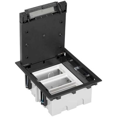 Simon - Caja eléctrica ajustable para 6 elementos - Grafito Simon - Caja eléctrica ajustable para 6 elementos - Grafito