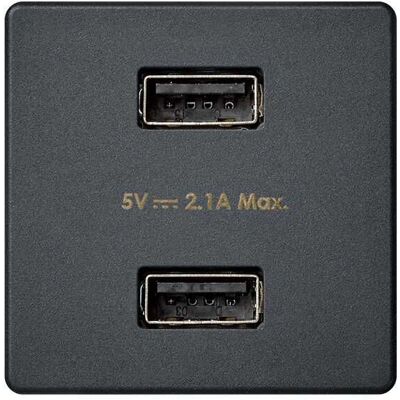 Simon Modelo 2701096-038 Enchufe con USB Doble - Toma USB doble Simon Modelo 2701096-038 Enchufe con USB Doble - Toma USB doble