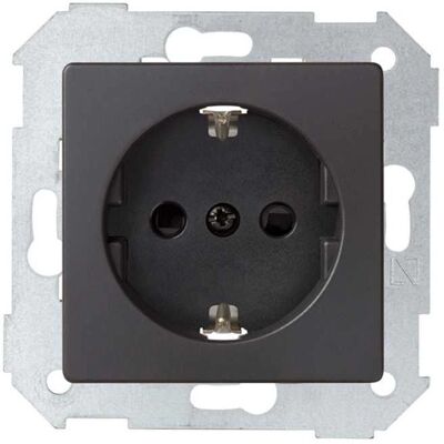 Simon 8200432-098 Tomada - Schuko 16A Preto Fosco Simon 8200432-098 Tomada - Schuko 16A Preto Fosco