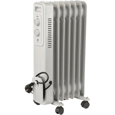Radiador de Óleo Branco JATA - 1500 W - 3 Níveis de Aquecimento - Uso Interno Radiador de Óleo Branco JATA - 1500 W - 3 Níveis de Aquecimento - Uso Interno
