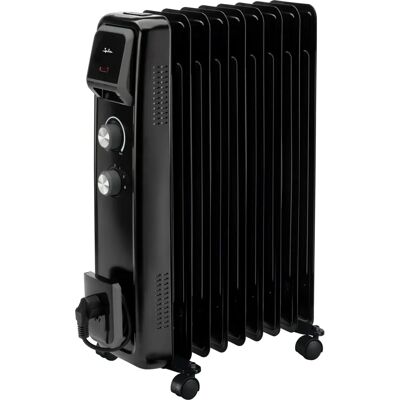 Radiador Negro JATA 2000W - 9 Módulos, Control de Temperatura Radiador Negro JATA 2000W - 9 Módulos, Control de Temperatura