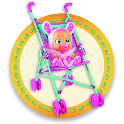 IMC Toys Cry Babies Laleczka - Wózek IMC Toys Cry Babies Laleczka - Wózek