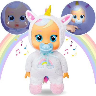 IMC Toys Cry Babies Goodnight Dreamy Baby Doll - Lalki, Jasny skóra, Różne kolory włosów i oczu IMC Toys Cry Babies Goodnight Dreamy Baby Doll - Lalki, Jasny skóra, Różne kolory włosów i oczu