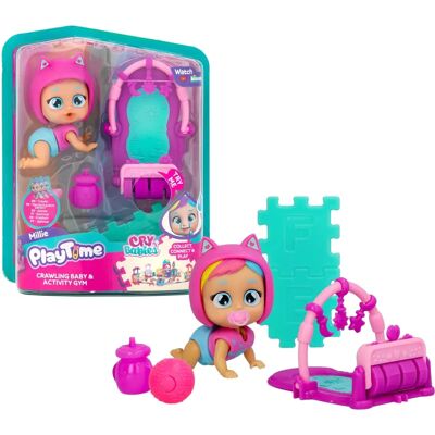 IMC Toys Cry Babies Play Time Mini Bambola con Accessori - Giocattolo per Bambini IMC Toys Cry Babies Play Time Mini Bambola con Accessori - Giocattolo per Bambini