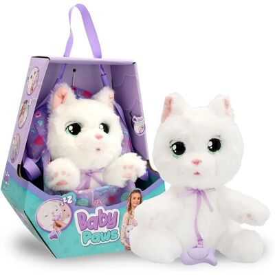 IMC Toys Chat en Peluche Blanc - Jouet Interactif pour Enfants IMC Toys Chat en Peluche Blanc - Jouet Interactif pour Enfants