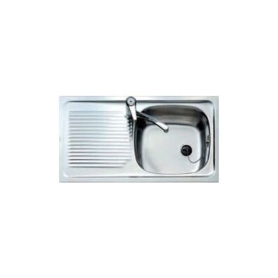 Fregadero empotrado Teka E-50 800.440 1C 1E - Acero inoxidable rectangular Fregadero empotrado Teka E-50 800.440 1C 1E - Acero inoxidable rectangular