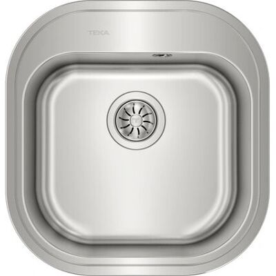Evier en Inox Teka 1C - Sur Plan - 45cm Evier en Inox Teka 1C - Sur Plan - 45cm