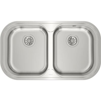 Teka Stylo 2C Inox Retangular de Sobrepor Teka Stylo 2C Inox Retangular de Sobrepor
