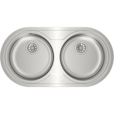 Teka Duetta 2C Pia de duas cubas em aço inoxidável - Pia de cozinha Teka Duetta 2C Pia de duas cubas em aço inoxidável - Pia de cozinha
