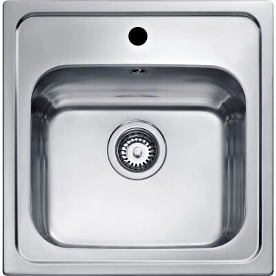 Evier Teka ELINE 1C En Acier Inoxydable Montage Ensurface - 50cm - Publicité Evier Teka ELINE 1C En Acier Inoxydable Montage Ensurface - 50cm - Publicité