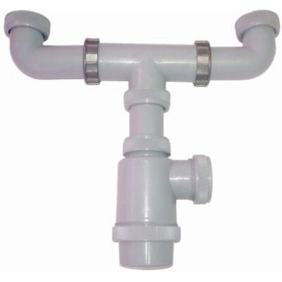 Teka 61001104 Sifón para fregadero - Kit ahorro espacio Teka 61001104 Sifón para fregadero - Kit ahorro espacio