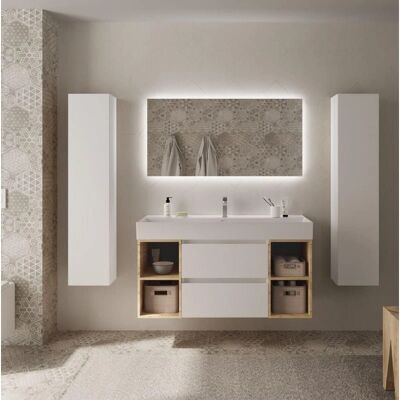 Salgar Mueble de baño Bequia - Roble - 120cm Salgar Mueble de baño Bequia - Roble - 120cm