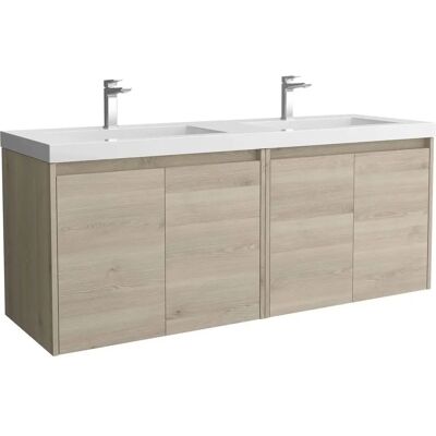 Salgar - Noja 140 - Roble Natural - Conjunto de baño Salgar - Noja 140 - Roble Natural - Conjunto de baño
