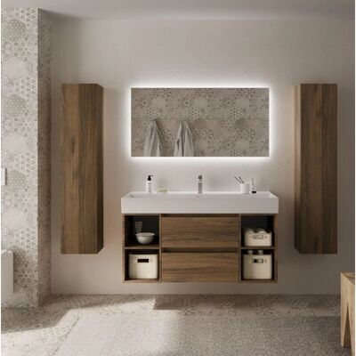 Mueble de baño Salgar Bequia 120cm - Gris Onix Mueble de baño Salgar Bequia 120cm - Gris Onix