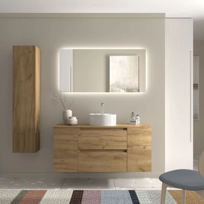Mueble de baño Salgar Bequia 120cm - Roble Mueble de baño Salgar Bequia 120cm - Roble