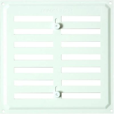 Griglia di ventilazione in alluminio Brinox 17x17 cm - Bianco Griglia di ventilazione in alluminio Brinox 17x17 cm - Bianco