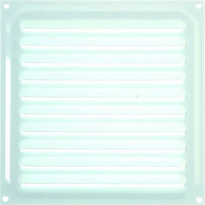 BRINOX Witte gelakte aluminium ventilatierooster - 15x15 cm - Ventilatierooster BRINOX Witte gelakte aluminium ventilatierooster - 15x15 cm - Ventilatierooster