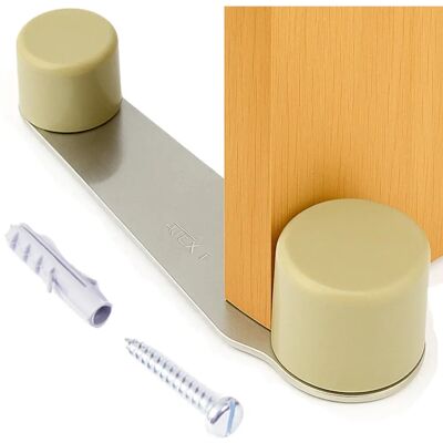 BRINOX Fermaporta Girevole Beige - Bloccaporta con Adesivo BRINOX Fermaporta Girevole Beige - Bloccaporta con Adesivo