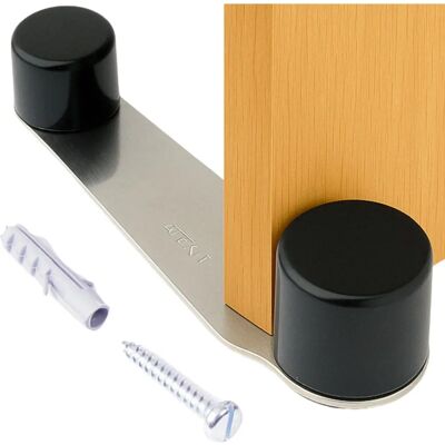 Brinox Arrêt de porte - Acier inoxydable 3.2x10.2x2.2 cm Noir Brinox Arrêt de porte - Acier inoxydable 3.2x10.2x2.2 cm Noir