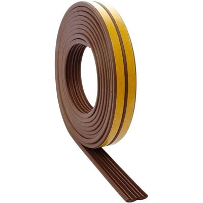 Brinox Bruine deur- en raamdichting 9x4 mm 6 m Brinox Bruine deur- en raamdichting 9x4 mm 6 m