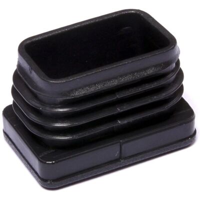 BRINOX B75825 N - Wewnątrzny złącznik prostokątny - 10 x 25 mm - Czarny BRINOX B75825 N - Wewnątrzny złącznik prostokątny - 10 x 25 mm - Czarny