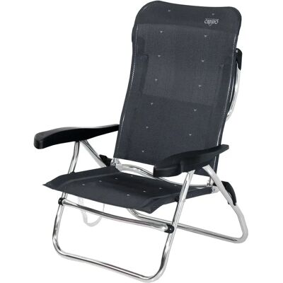 Crespo AL-223 Campingstoel - Verstelbaar 7 posities - Grijs Crespo AL-223 Campingstoel - Verstelbaar 7 posities - Grijs