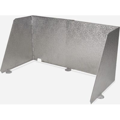 Crespo P-259 - Graues Aluminium Windschutz - Windbreak Crespo P-259 - Graues Aluminium Windschutz - Windbreak
