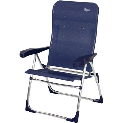 Silla de camping Crespo AL-206 - Ligera, Ajustable, Azul Silla de camping Crespo AL-206 - Ligera, Ajustable, Azul