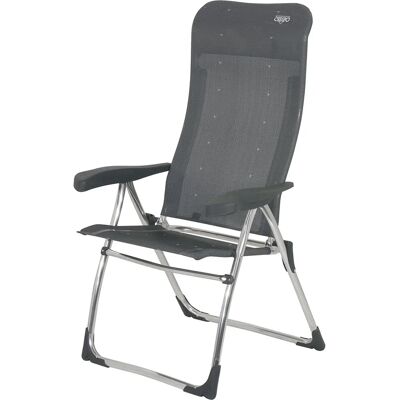 Silla de camping Crespo AL-215 - 7 posiciones gris Silla de camping Crespo AL-215 - 7 posiciones gris