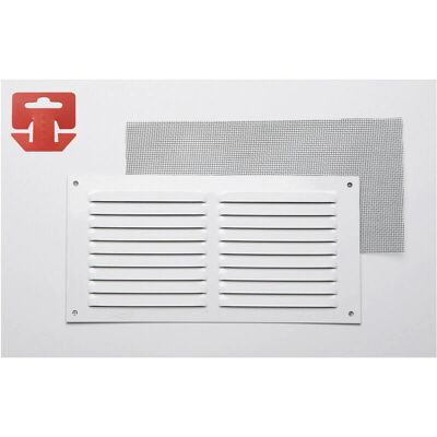 Grille moustiquaire Fepre en aluminium laqué blanc - Protection contre les insectes - Publicité Grille moustiquaire Fepre en aluminium laqué blanc - Protection contre les insectes - Publicité
