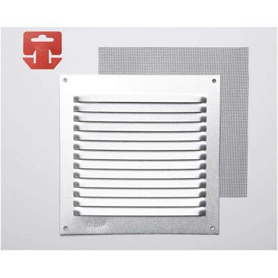 Fepre Moskitonetz Aluminium Chromiert - 15 x 15 cm - Moskitonetz Fepre Moskitonetz Aluminium Chromiert - 15 x 15 cm - Moskitonetz