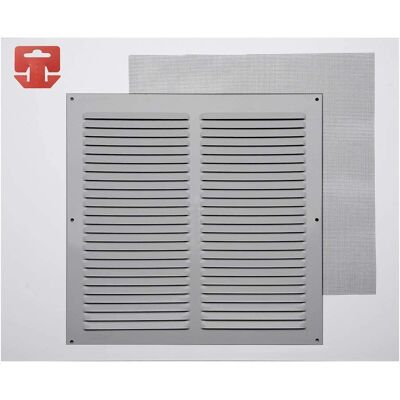 Fepre Aluminium Muggennet Wengue 15x15cm - Mosquito net Fepre Aluminium Muggennet Wengue 15x15cm - Mosquito net