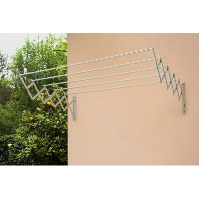 Bigbuy Home Ausziehbare Wäscheleine Aluminium Weiß - Wäscheleine Bigbuy Home Ausziehbare Wäscheleine Aluminium Weiß - Wäscheleine