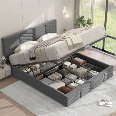 HAUSS SPOLE - Letti contenitore 140x190 - Cama con almacenamiento HAUSS SPOLE - Letti contenitore 140x190 - Cama con almacenamiento