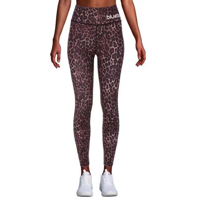 Leggings Leopard per Donna - Marrone - XL - Abbigliamento sportivo Leggings Leopard per Donna - Marrone - XL - Abbigliamento sportivo