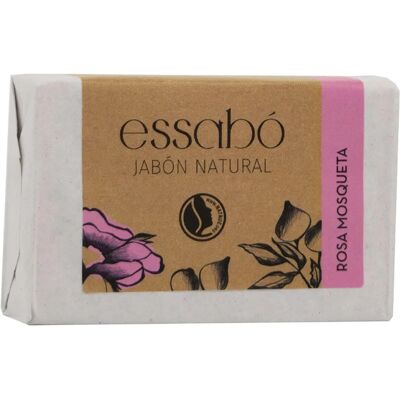 Jabón de Rosa Mosqueta Natural Essabo - Vegano, Regenerador, 100g Jabón de Rosa Mosqueta Natural Essabo - Vegano, Regenerador, 100g
