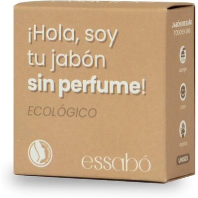 Jabón Orgánico Sin Perfume Essabo 120 g - Limpieza corporal, facial y de manos Jabón Orgánico Sin Perfume Essabo 120 g - Limpieza corporal, facial y de manos