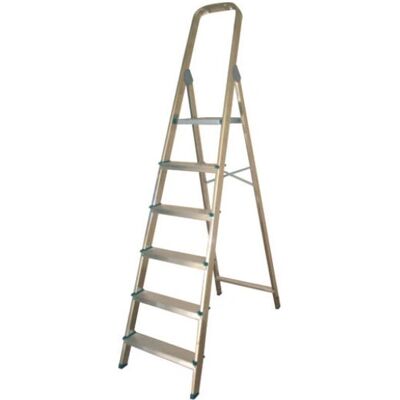 Altipesa - 8421446003066 - 6 peldaños - Aluminio - Escalera Altipesa - 8421446003066 - 6 peldaños - Aluminio - Escalera