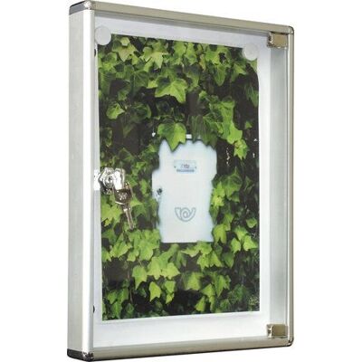 Vitrina BTV Modelo 00132 de Aluminio Natural - Panel de Exhibición Vitrina BTV Modelo 00132 de Aluminio Natural - Panel de Exhibición