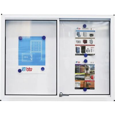 BTV 11210 Vitrina - Exhibidor Exterior en Aluminio - 700x920mm BTV 11210 Vitrina - Exhibidor Exterior en Aluminio - 700x920mm