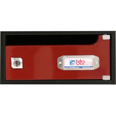 BTV - Montecarlo - Burdeos - 120x240x250mm - Buzón BTV - Montecarlo - Burdeos - 120x240x250mm - Buzón