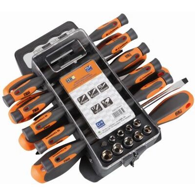 Juego de destornilladores manuales ALYCO 170465 - Cabezas Torx inviolables Juego de destornilladores manuales ALYCO 170465 - Cabezas Torx inviolables